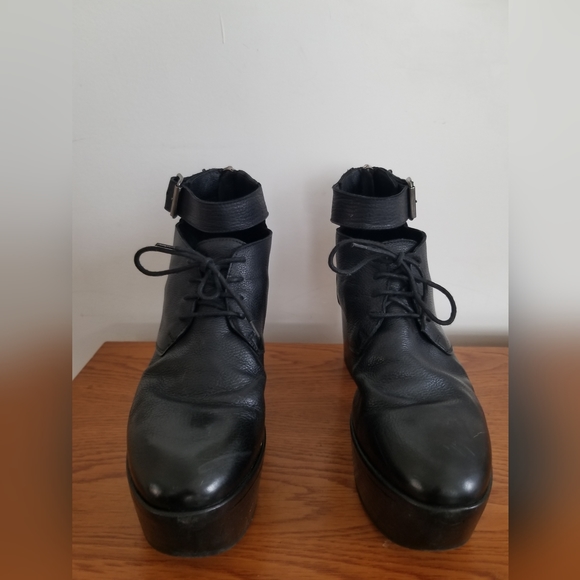 Creatures of Comfort Platform Stack Heels - Picture 6 of 11